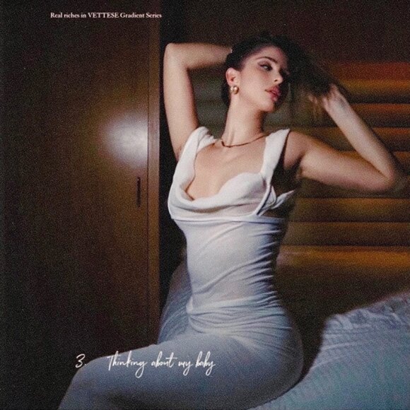 Vettese Draped Maxi Dress in White - Picture 5 of 5